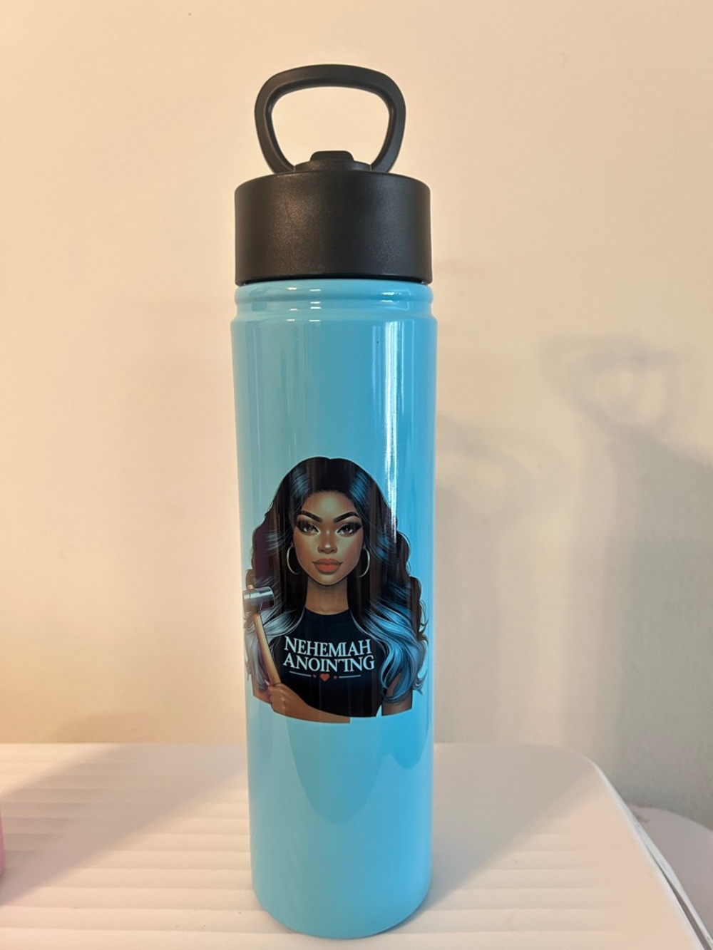 Turquoise Nehemiah Anointing Stainless Water Bottle